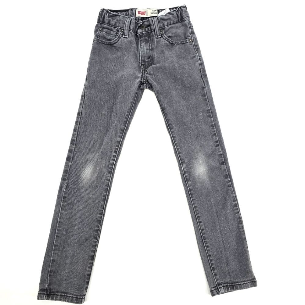 Levi's 510 Boys Gray Denim Skinny Jeans Size 10 Regular